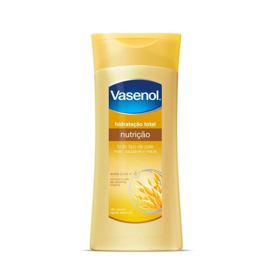 Vasenol Loção Corporal Hidratação Total Nutrição 200ml