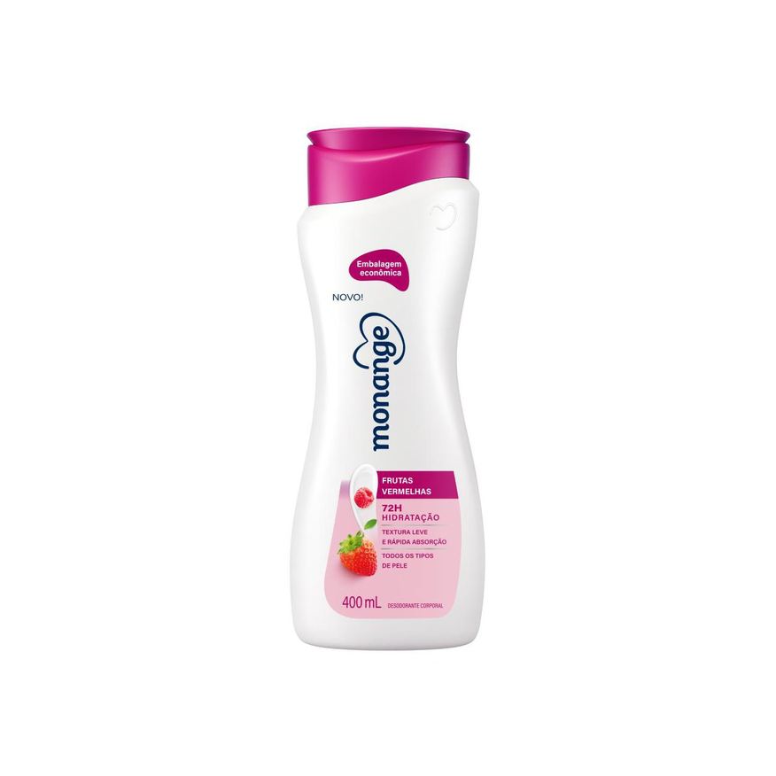 Monange Hidratante Frutas Vermelhas Hidratação Essencial com Ação Desodorante 400ml