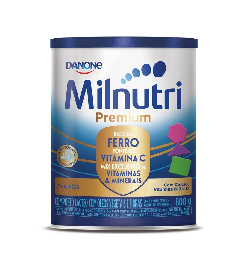 Milnutri Composto Lácteo Infantil Premium 1 a 5 anos 800g