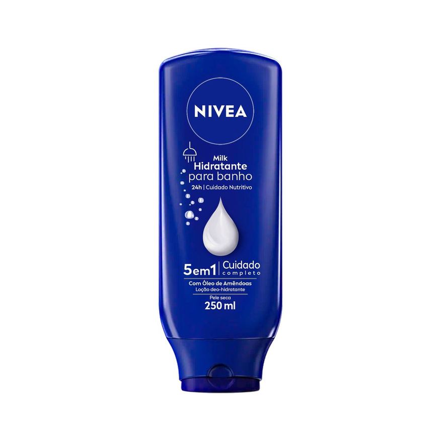 Nivea Loção Hidratante para Banho Milk Pele Seca 250ml