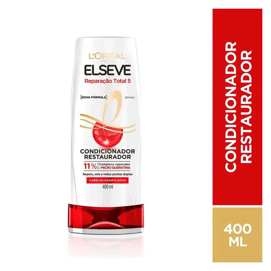 Elseve Condicionador Reparação Total 5 Extra Profundo 400ml