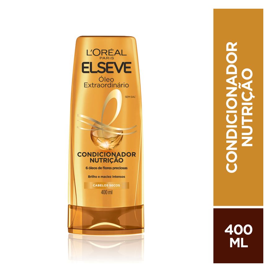 Elseve Condicionador Óleo Extraordinário Nutrição 400ml