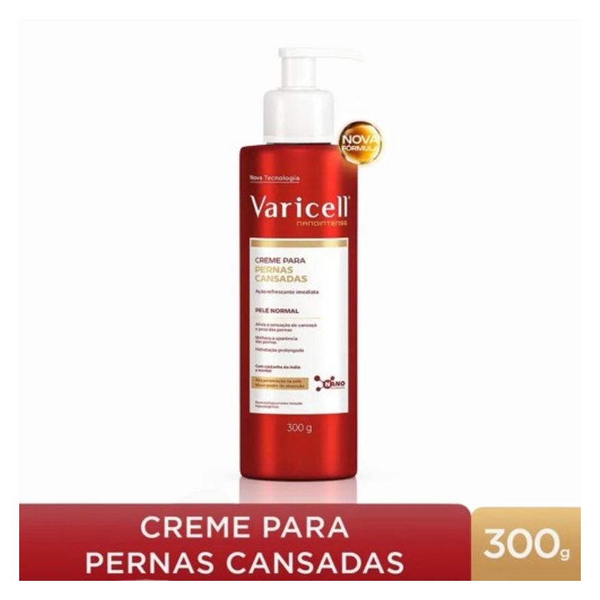 Varicell Creme Corporal Alívio para Pernas Cansadas e Varizes 300g