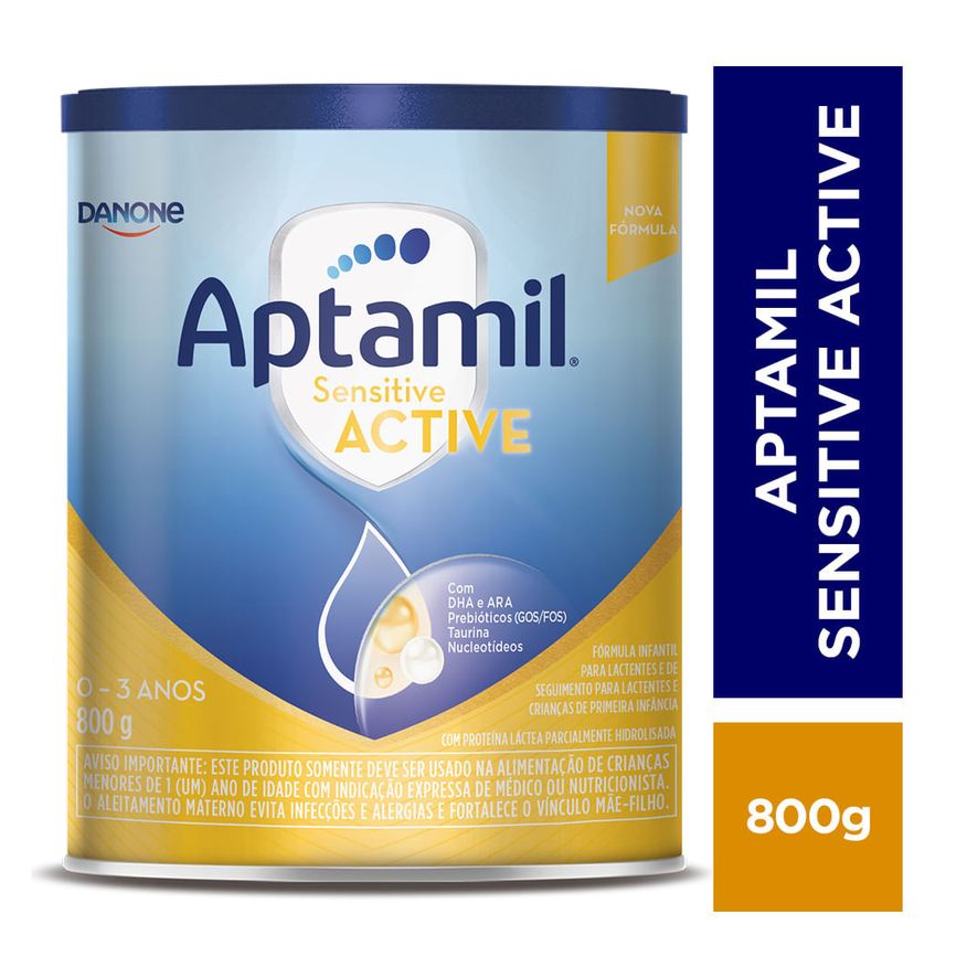 Aptamil Fórmula Infantil Sensitive Active De 0 A 36 meses 800g