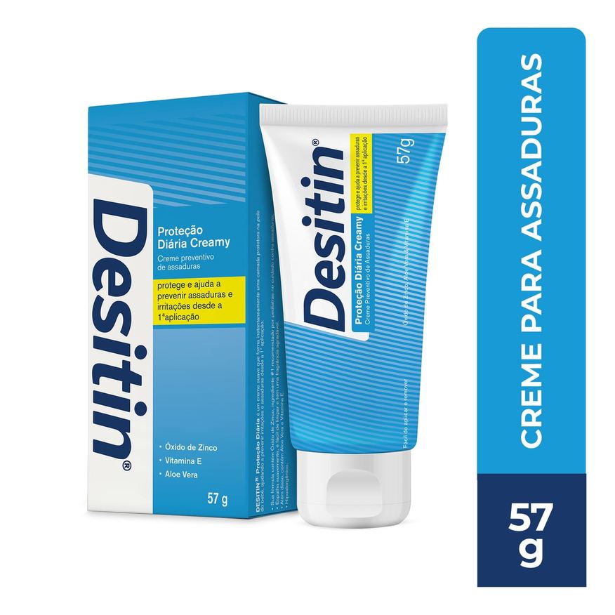 Desitin Creme Preventivo De Assaduras Proteção Diária Creamy 57g