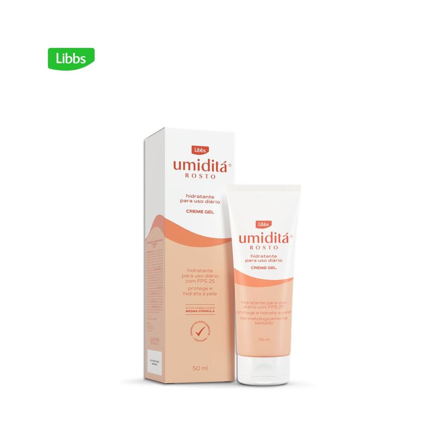 Umidita Creme Facial Umiditá Hidratante FPS 25 50ml