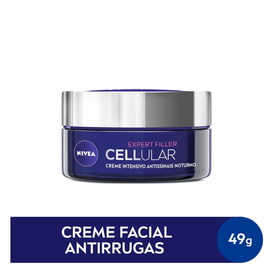 Nivea Creme Facial Cellular Expert Filler Antissinais Noturno 51g