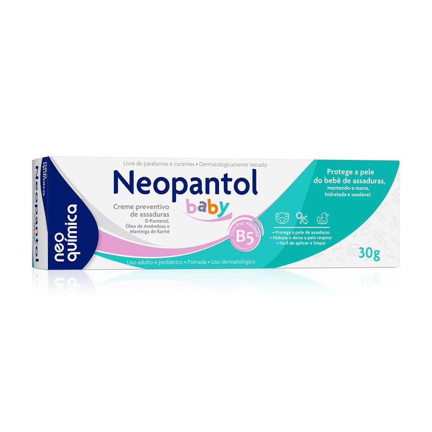Neopantol Creme Antiassaduras Baby com Pró-Vitamina B5 Sem Fragrância 30g