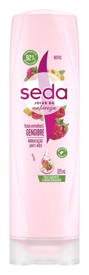 Seda Condicionador Joias da Natureza Frutas Vermelhas + Gengibre 325ml