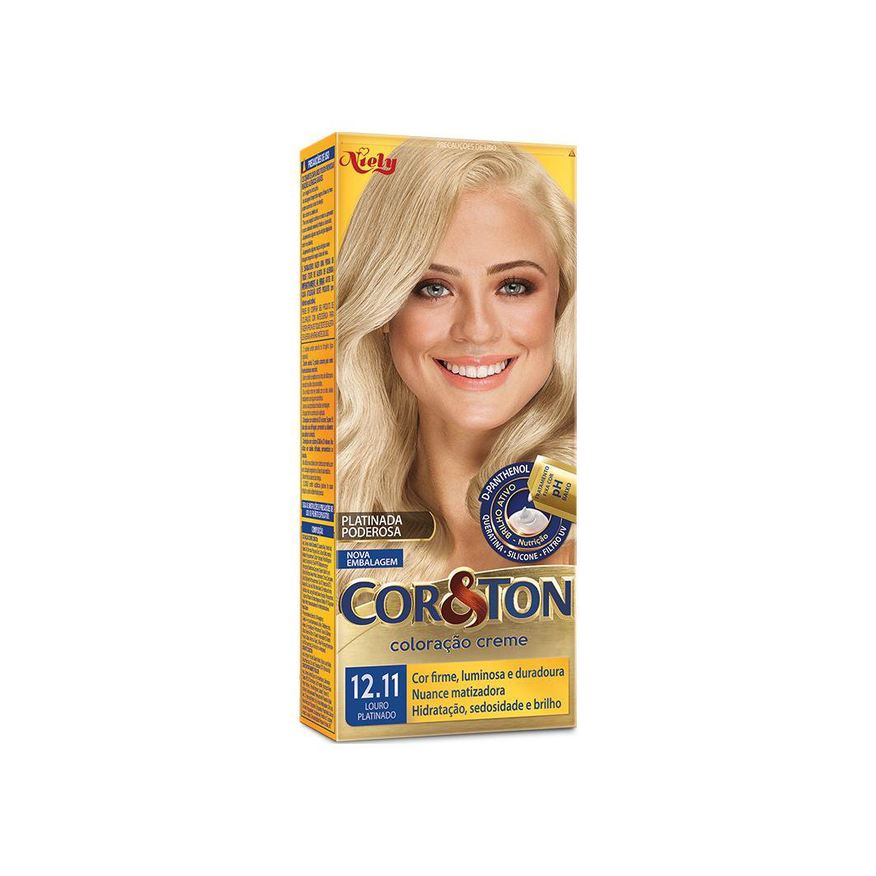 Cor&Ton Coloração Niely Louro Platinado 12.11