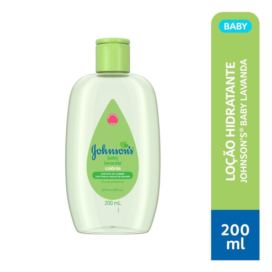 Johnsons Baby Colônia Johnson’s Baby Lavanda 200ml