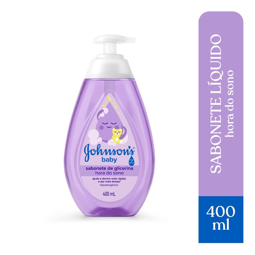 Johnsons Baby Sabonete Líquido Infantil Johnson's Baby Hora do Sono Sem Lágrimas 400ml