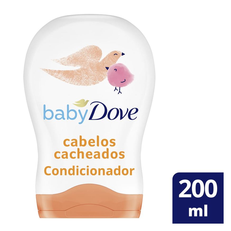 Dove Condicionador Infantil Baby Hidratação Enriquecida Cabelos Cacheados 200ml