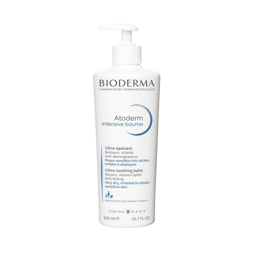 Bioderma Bálsamo Corporal Atoderm Intensive Baume Peles Muito Secas e Atópicas 500ml