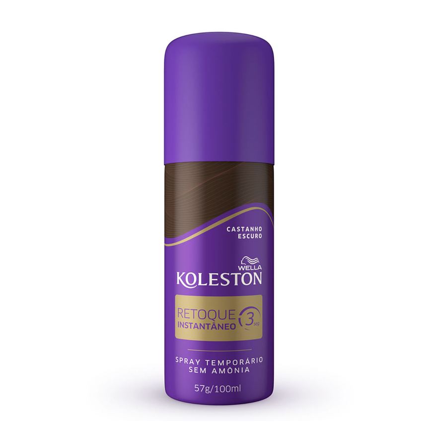 Koleston Tintura Retoque Instantaneo Cor Cartanho Escuro Spray 100ml