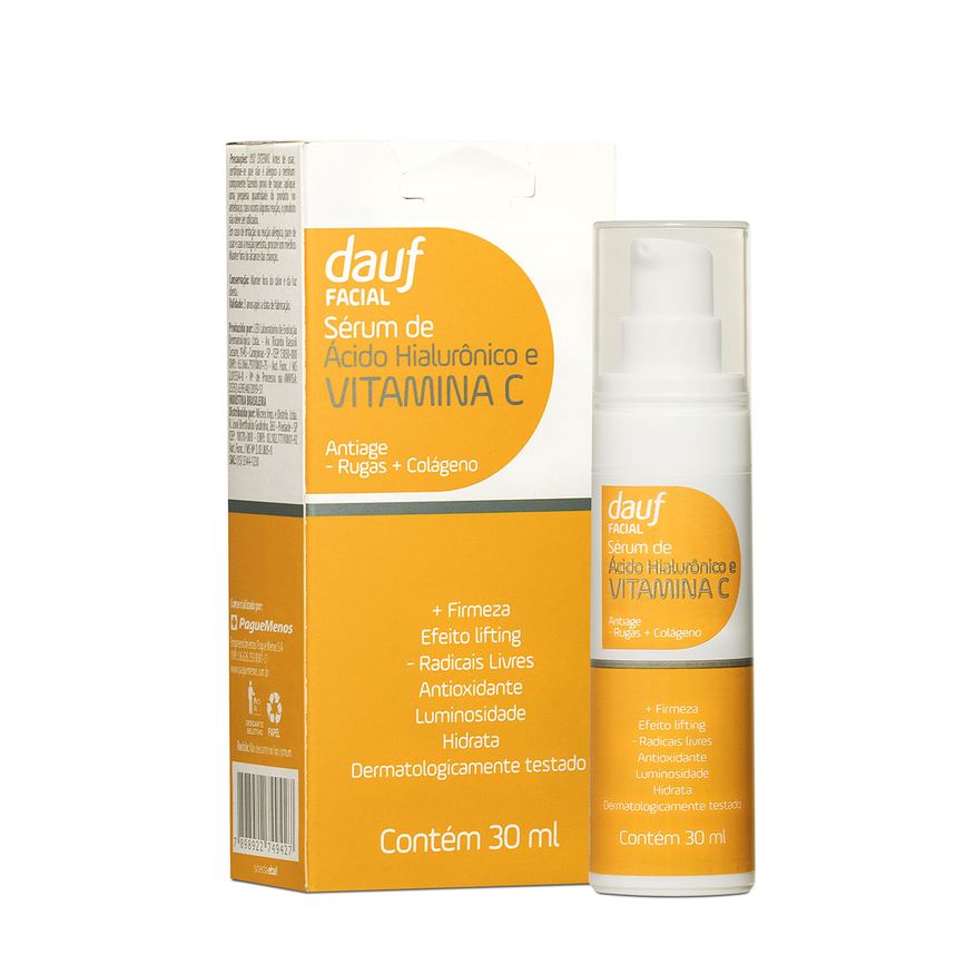 Dauf Sérum De Ácido Hialurônico E Vitamina C Anti-Age 30ml