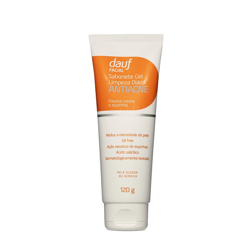 Dauf Sabonete Facial Para Pele Oleosa Ou Acneica 120g