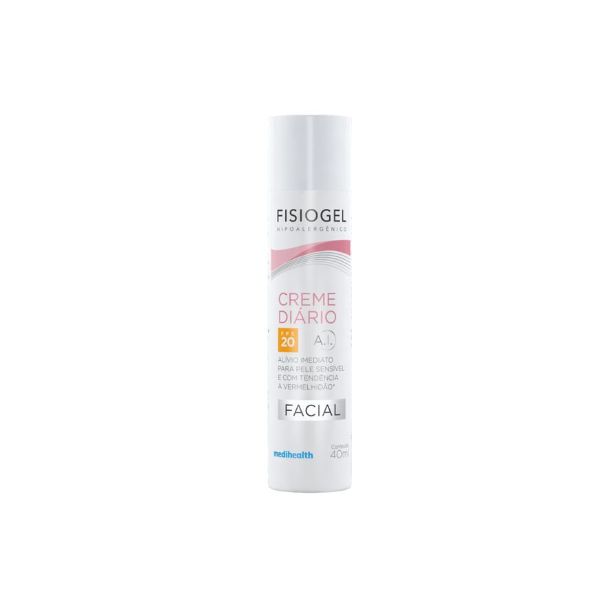 Fisiogel Creme Facial A.I. Ação Calmante FPS 20 40ml