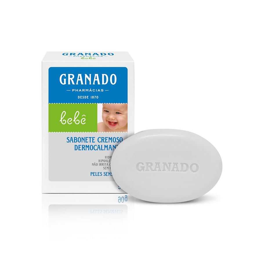Granado Sabonete em Barra Infantil Bebê Pele Sensível Dermocalmante 90g
