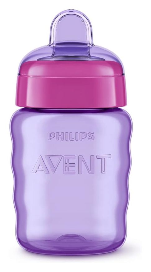 Philips Avent Copo de Transição Easy Sip +9 meses Antivazamento Rosa 260ml 1 Unidade