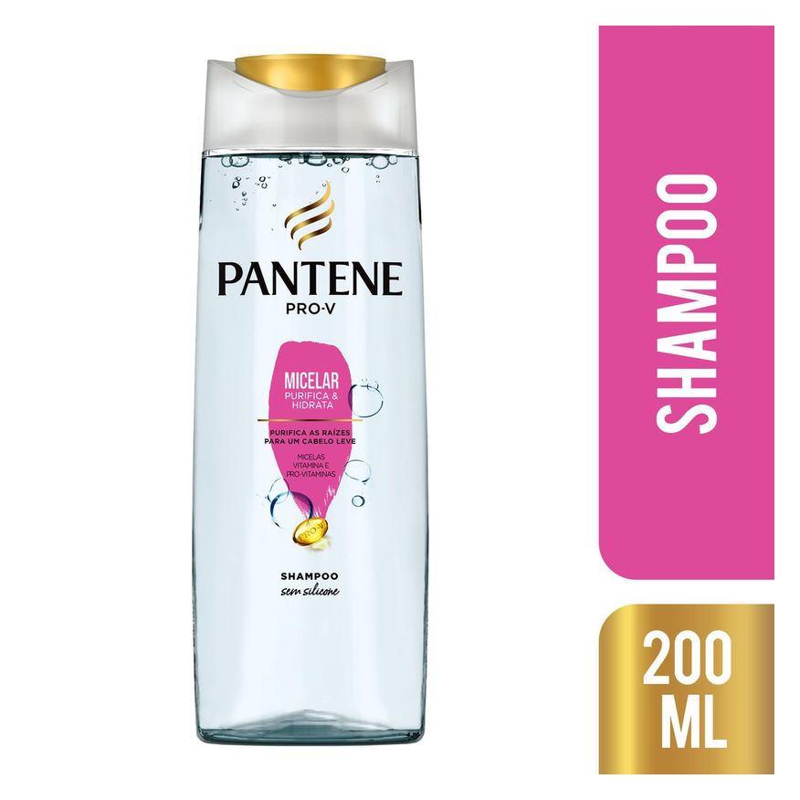 Pantene Shampoo Pro-V Micelar Purifica & Hidrata 200ml
