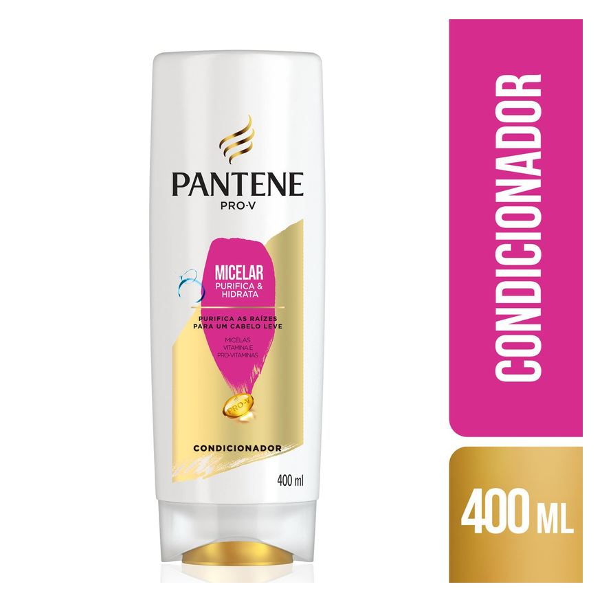 Pantene Condicionador Pro-V Micelar Purifica & Hidrata 400ml