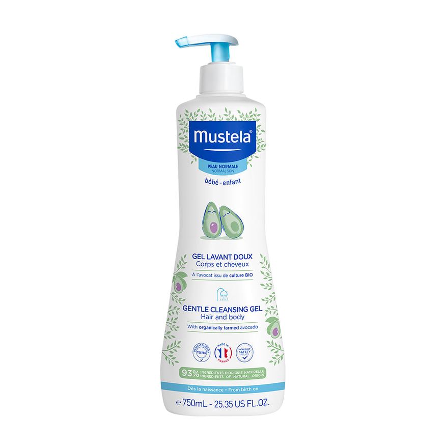 Mustela Gel Lavante Bebê Suave com Abacate Orgânico 750ml