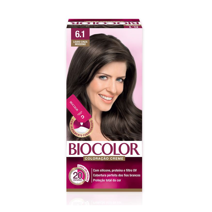 Biocolor Tintura Mini Louro Cinza Moderno 6.1