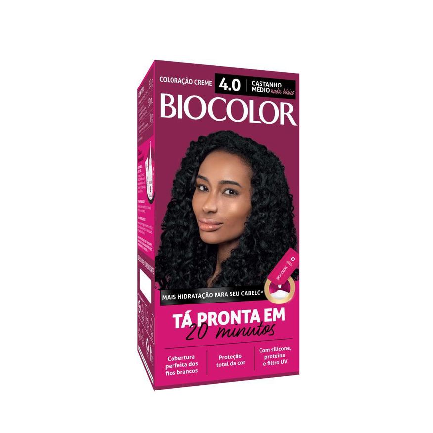 Biocolor Tinta de Cabelo Mini Kit Castanho Malícia 4.0