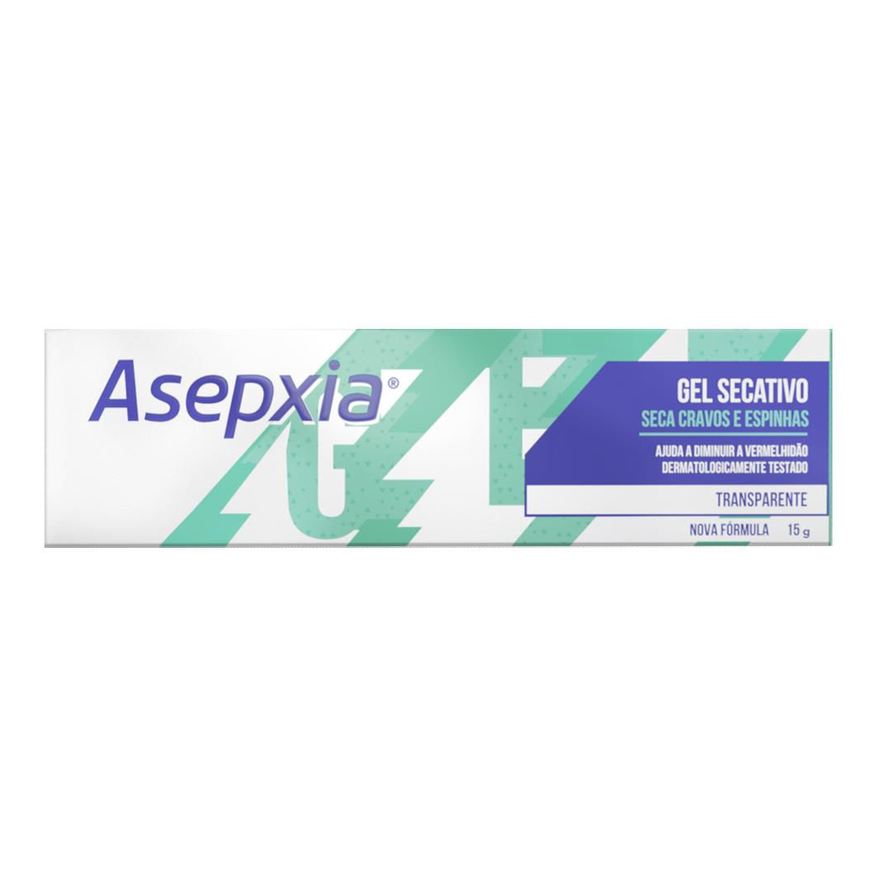 Asepxia Gel Secativo para Cravos e Espinhas 15g