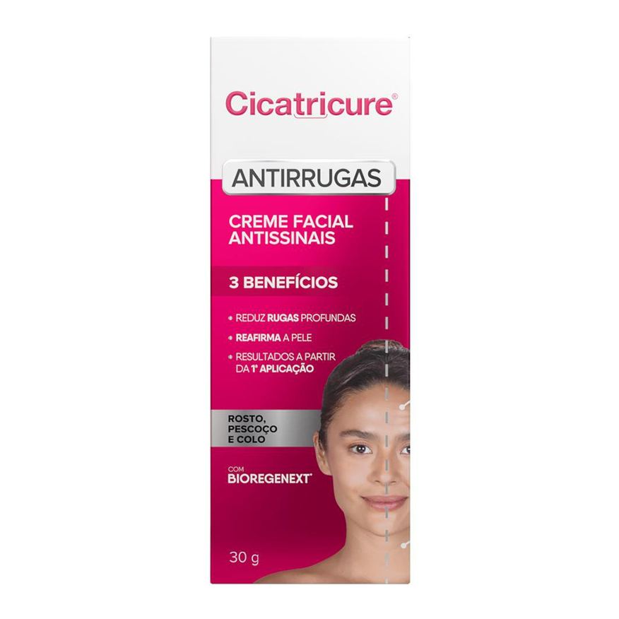 Genomma Creme Facial Cicatricure Antissinais 30g