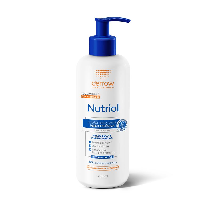 Nutriol Loção Corporal Darrow Hidratante Sem Perfume 400ml