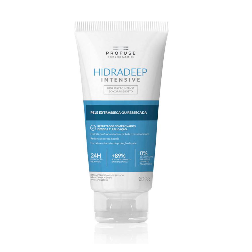 Profuse Creme Hidratante Hidradeep Intensive Pele Extrasseca ou Ressecada Creme 200g