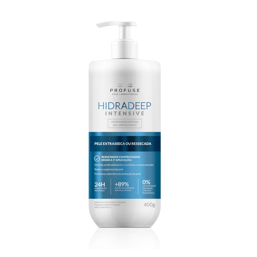 Profuse Creme Hidratante Hidradeep Intensive Pele Extrasseca ou Ressecada 400g