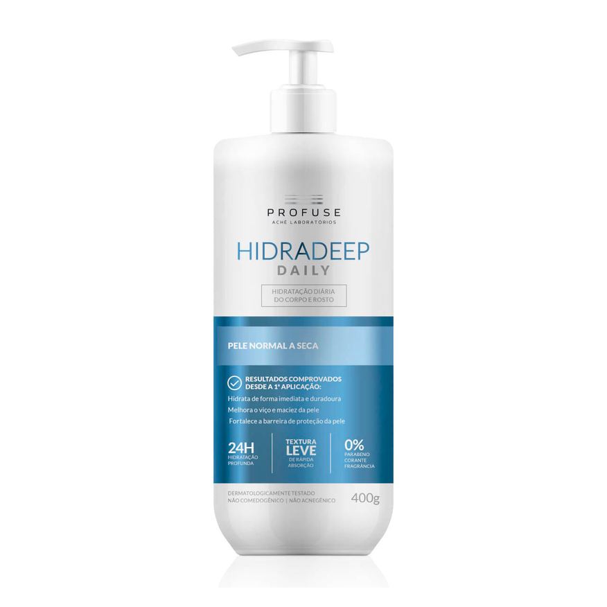 Profuse Creme Hidratante Hidradeep Daily Pele Normal a Seca Creme 400g
