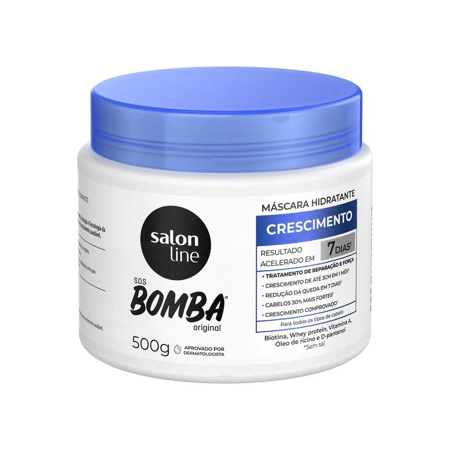 Salon Line Máscara Capilar SOS Bomba Original 500g