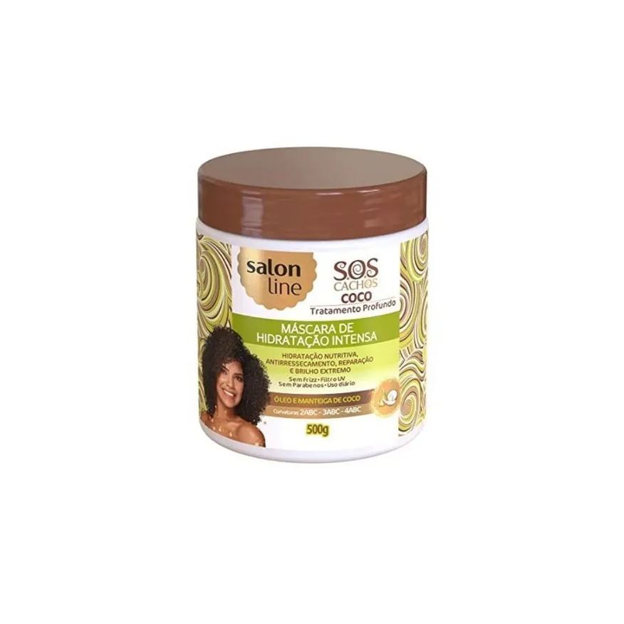 Salon Line Máscara Capilar SOS Cachos Coco 500g