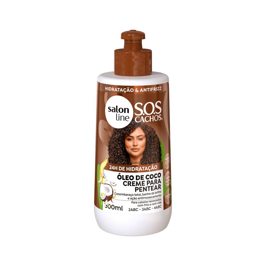Salon Line Creme de Pentear SOS Cachos Coco 300ml