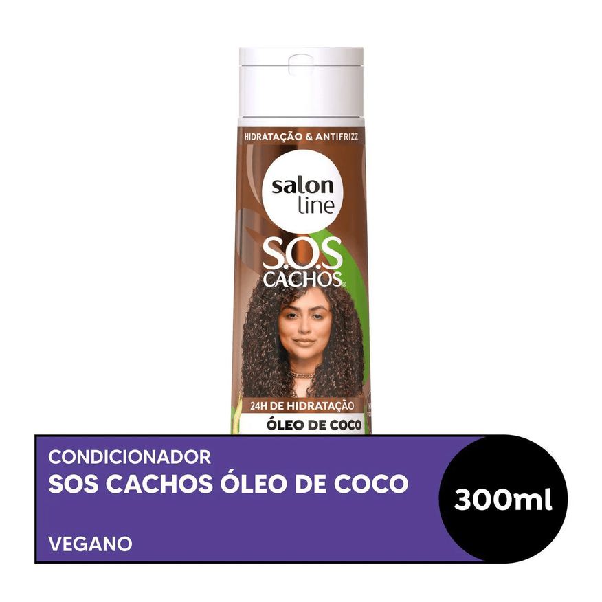 Salon Line Condicionador SOS Cachos Coco 300ml