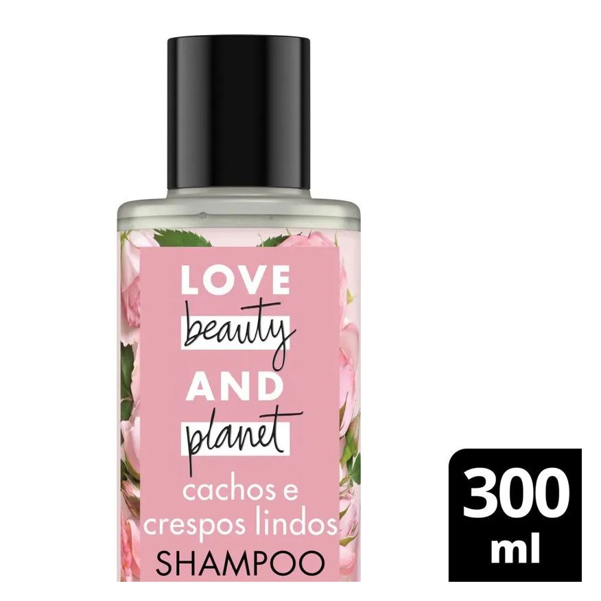 Love Beauty And Planet Shampoo Love Beauty & Planet Cachos e Crespos Lindos Vegano 300ml