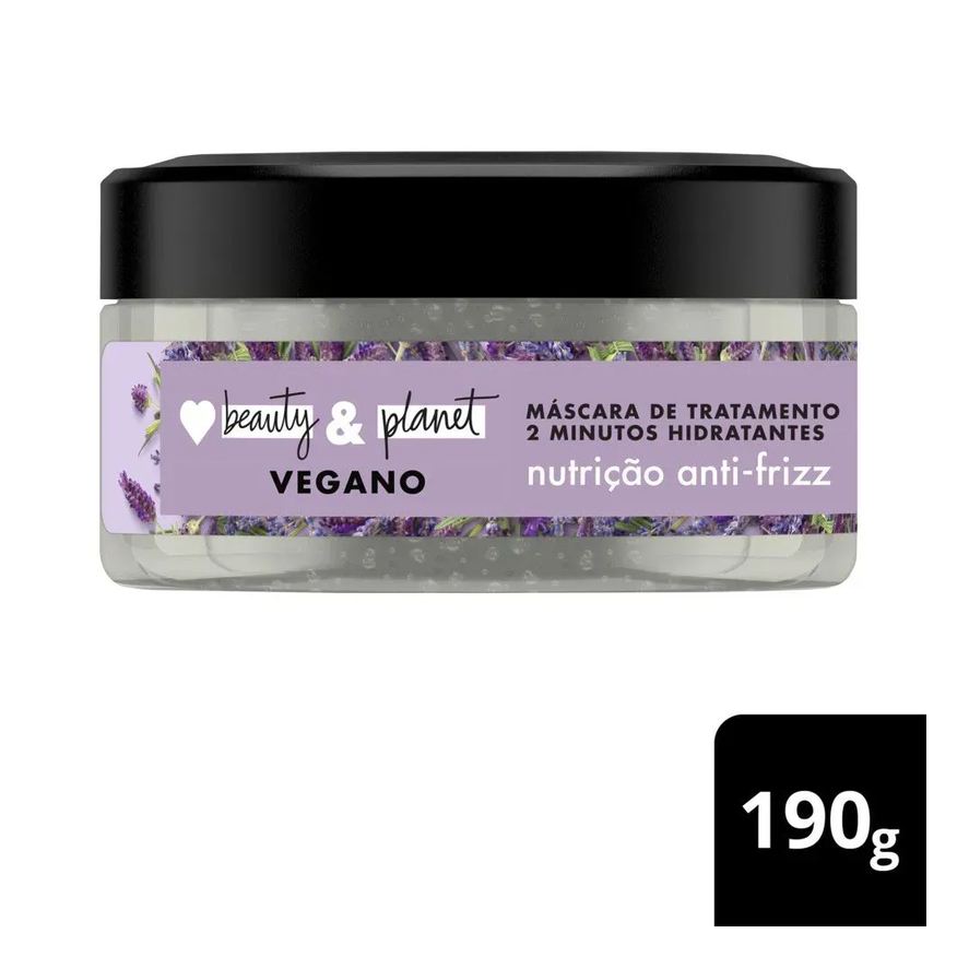 Love Beauty And Planet Máscara Capilar Love Beauty & Planet Nutrição Anti Frizz 190g