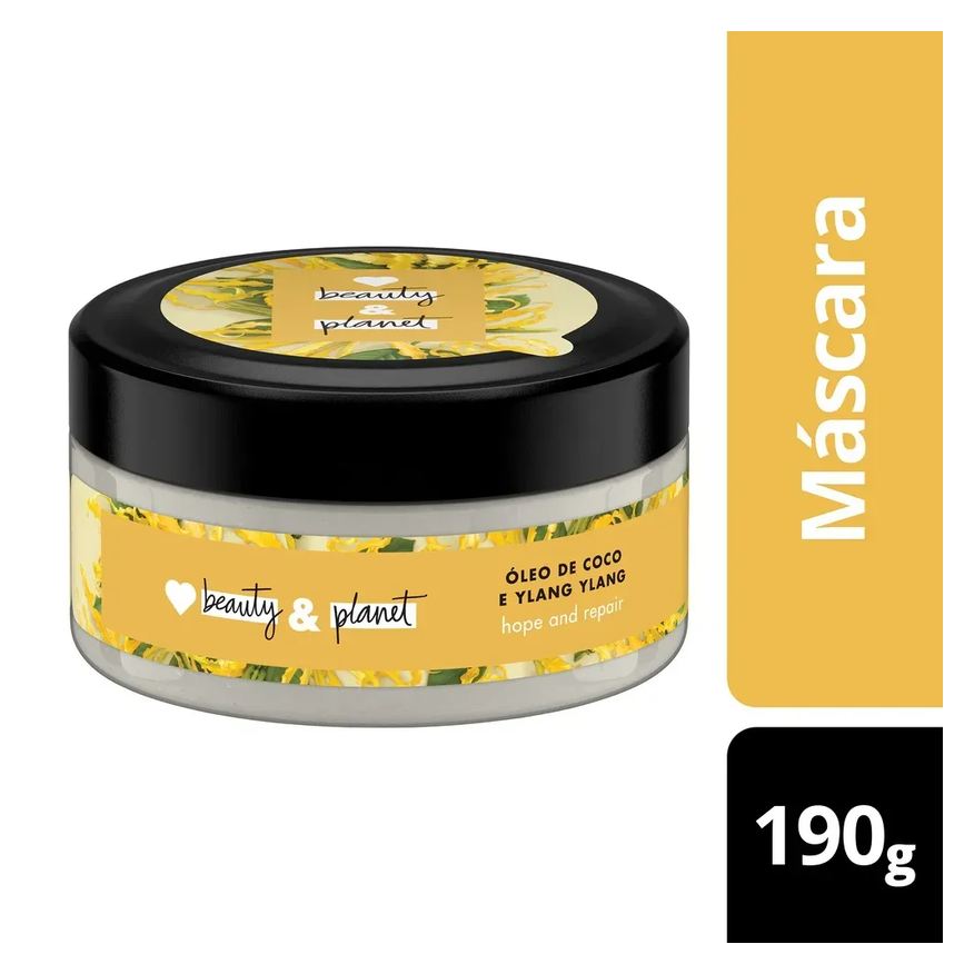 Love Beauty And Planet Máscara Capilar Love Beauty & Planet Reparação Intensa Vegano 190g