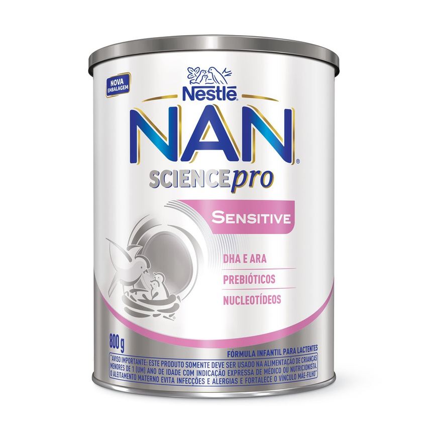 NAN Fórmula Infantil SciencePro Sensitive 800g