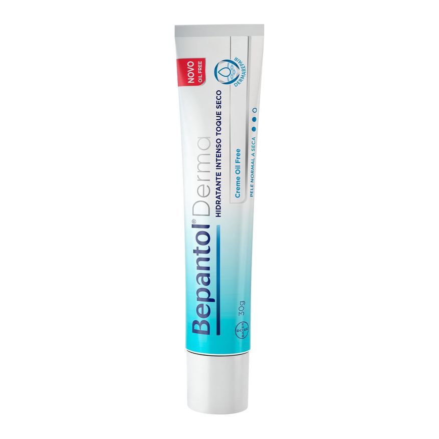 Bepantol Creme Hidratante Derma Toque Seco Oil Free Pele Normal a Seca 30g