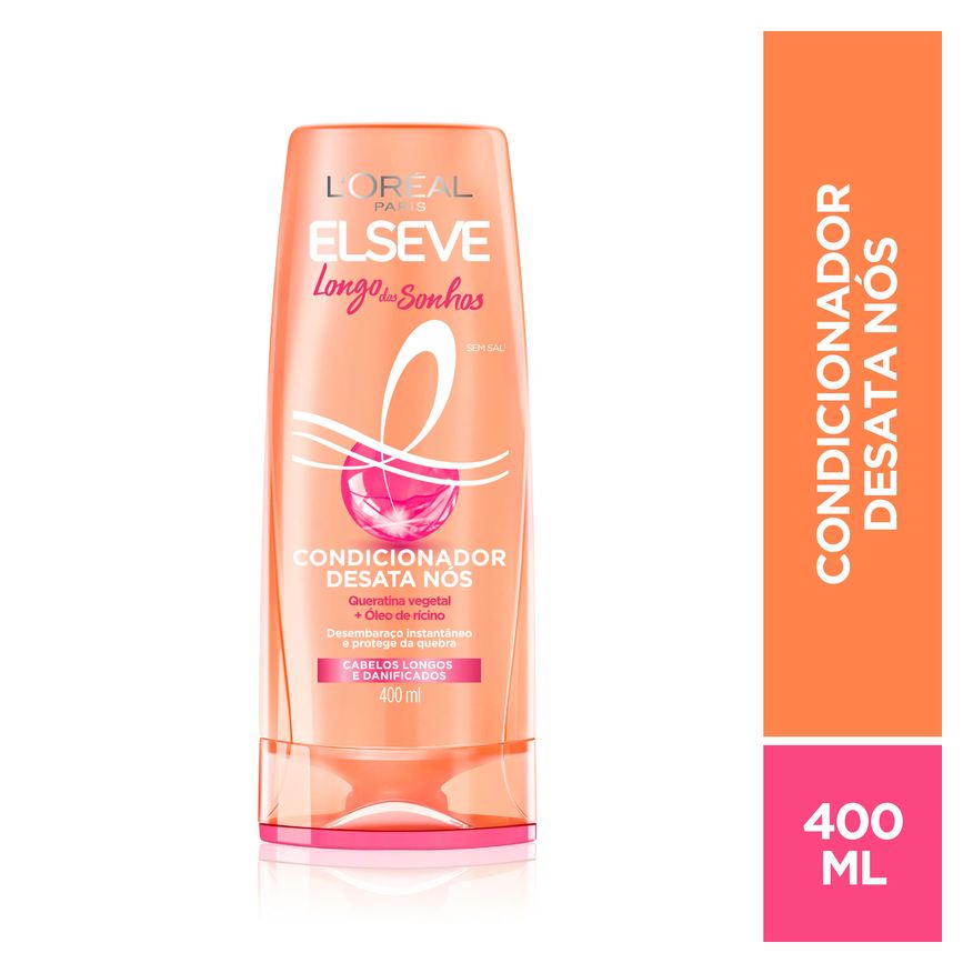 Elseve Condicionador Longo dos Sonhos Desata Nós 400ml