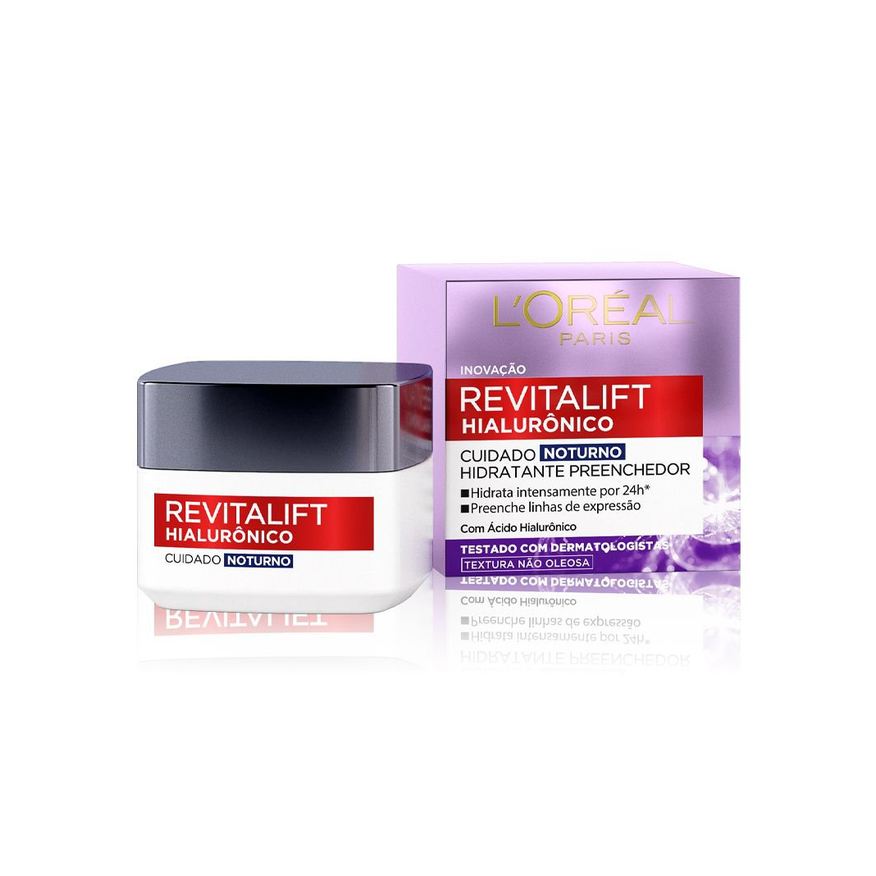 Loreal Paris Creme Facial L'Oréal Paris Revitalift Hialurônico Noturno 49g