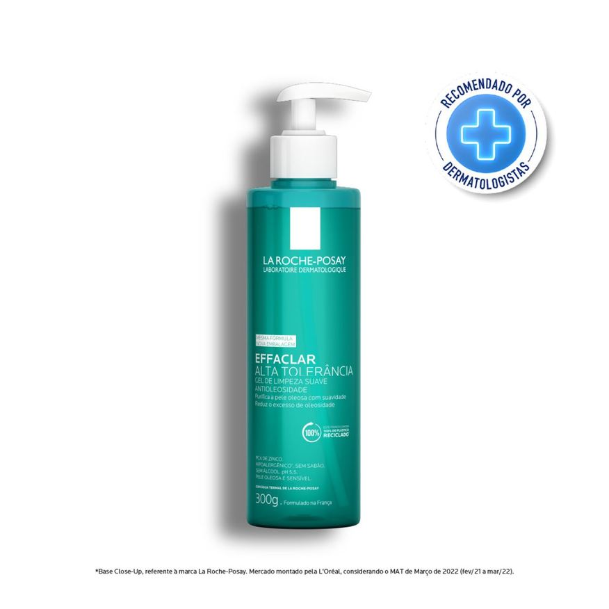 Effaclar Gel De Limpeza Facial Alta Tolerância La Roche-Posay 300g