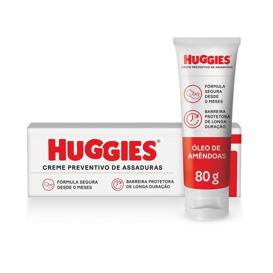 Huggies Creme Preventivo de Assaduras Pele Protegida 80g