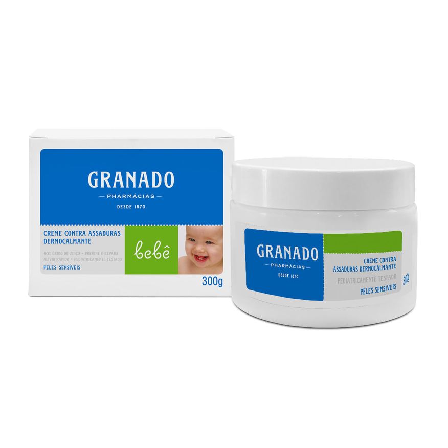 Granado Pomada para Assadura Bebê Pele Sensível Recém-Nascido 300g