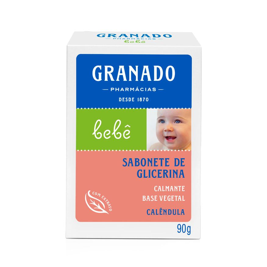 Granado Sabonete em Barra Infantil Bebê Camomila 90g